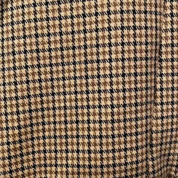 Zara Houndstooth Blazer Jacket. Size Small. Checkered Pattern. Padded shoulder. - Picture 6 of 9
